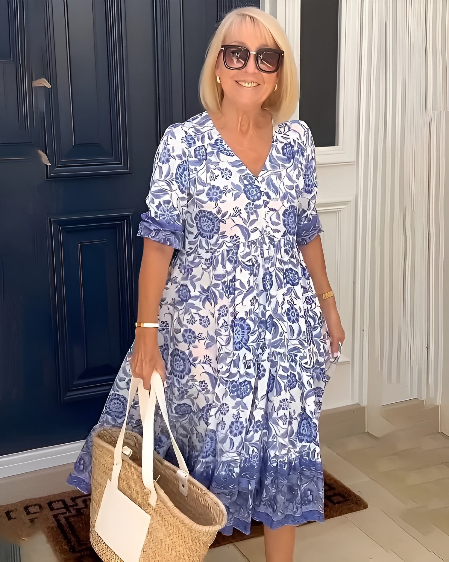 Evelyne | Çiçekli Şık Elbise