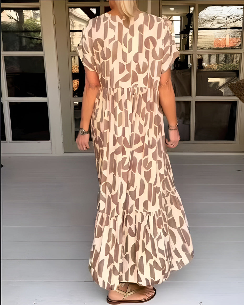 Colette | V Yaka Akışkan Elbise