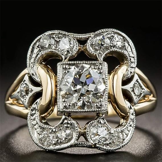 Luciara™ - Yıldız Işığı Çiçek Yüzüğü